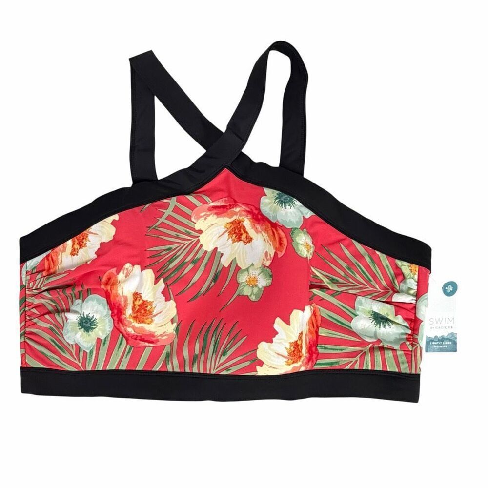 Cacique Bikini Top size 20 Tropical